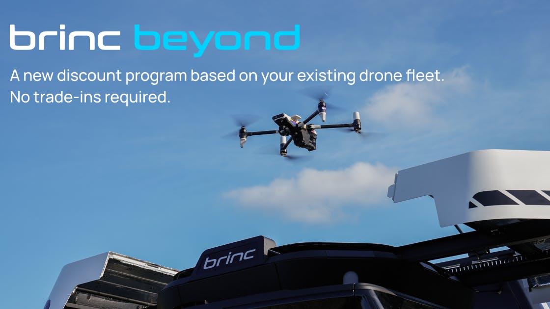 BRINC is launching its BRINC Beyond program, which is designed to help public safety agencies transition from unfocused enterprise drones to the company's purpose-built solutions.