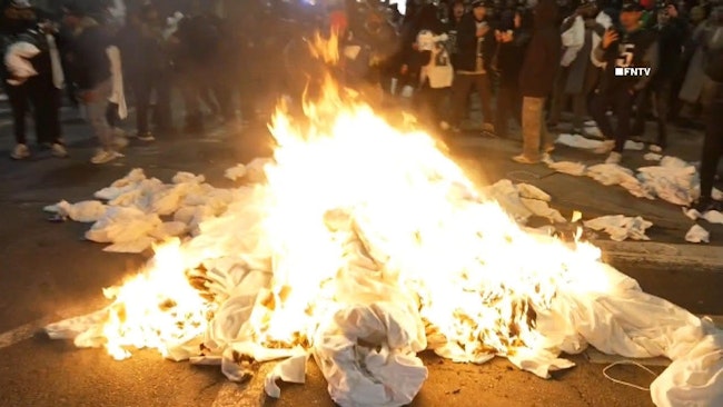 Six People Were Arrested For Assaulting Philadelphia Police Officers During An Unruly Celebration Following The Eagles' Win In The Super Bowl