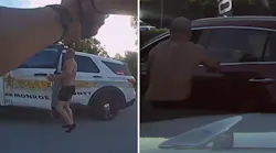 A Man Accused Of Severely Beating And Strangling His Ex Girlfriend Allegedly Attacked A Responding Monroe County Sheriff's Office Sergeant In Key Largo Before Stealing His Cruiser And Then Carjacking An Suv