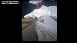 Dashboard And Body Camera Footage Captured A Frantic Moving Gun Battle Between Lawrence And Indianapolis Police And An Armed Suspect Who Fled A Traffic Stop