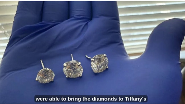 Orlando, FL, police detectives waited 12 days to recover two pairs of Tiffany & Co. earrings worth over $760,000 that a suspect had allegedly stolen and then swallowed when officers had pulled him over late last month.