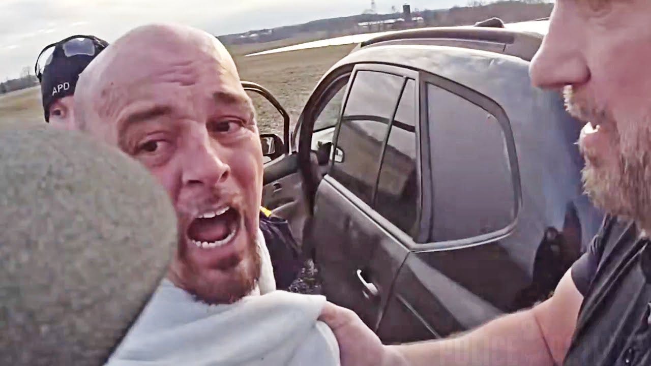 A 41 Year Old Man Wanted On Multiple Outstanding Warrants Led Alliance Police On A High Speed Chase Before He Was Finally Arrested For The 29th Time Before Crashing Into A Road Sign