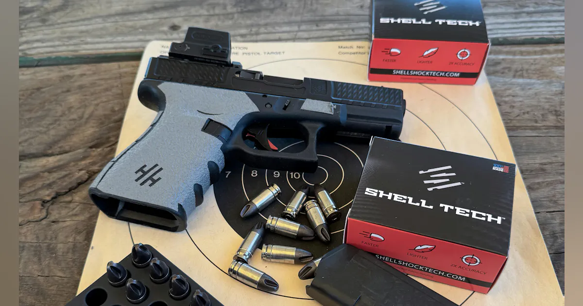 Shell Tech Case Sectioned Shell Tech 9mm Ammunition Review: Good Lightweight Off-Duty Cartridge ...
