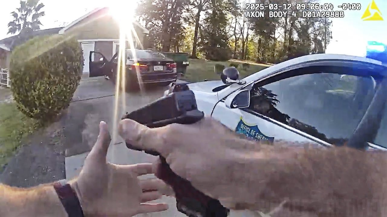A Jacksonville Sheriff's Office Officer Was Shot In The Foot When A Driver Wearing Body Armor Began Shooting During A Traffic Stop, Kicking Off A Brief Gun Battle That Left The Suspect Dead