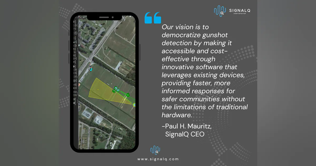 Signalq SignalQ Launches Software-Based Gunshot Detection | Officer