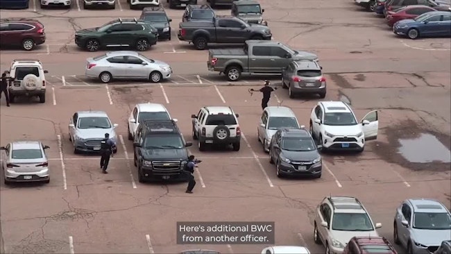 A Man Armed With A Gun Was Fatally Shot By Colorado Springs Police Officers After The Suspect Allegedly Broke Into Vehicles And Threatened Community Members In The Parking Lot Of Across From The Downtown Post Office