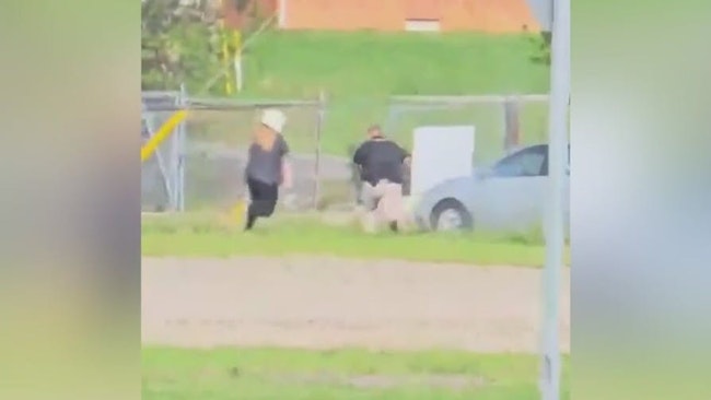 Despite Being Shot And Wounded By A Chandler Police Officer During A Traffic Stop, A Woman Brandishing An Apparent Sword Stole A Cruiser And Fled, Leading To A Chase That Finally Ended In Kentucky