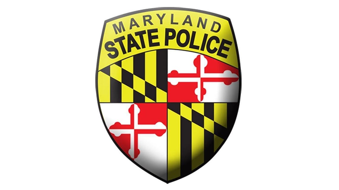 Insignia De Policía Estatal De Maryland Chapa For Sale Con La Obra