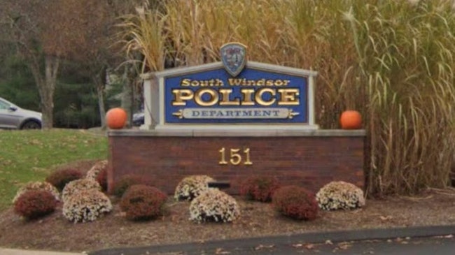 South Windsor Police Are Searching For An Accused Impaired Driver Who Appeared To Be Passed Out In His Car In An Intersection Before Taking Off From Officers, Smashing Into A Heavy Duty Gate At The Police Station And Then Fleeing