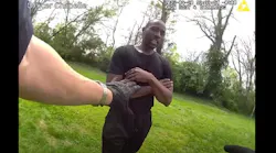 Louisville Police Were Talking With A Man Accused Of Breaking Into A Home And Breaking Windows At An Apartment Complex When The Suspect Grabbed A Knife And Lunged At An Officer