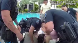Doral Police Officer Yisbella Valdes And Her Fellow Officers Performed Cpr To Help Save A Girl With No Pulse After She Fell Into A Pool On Tuesday, The Toddler And The Life Saving Officers Celebrated A Happy Reunion