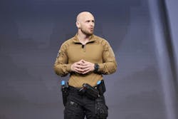 Espen Dahlen-Lervåg speaks during the opening session of Axon Week 2025 at the Phoenix Convention Center in April. Espen Dahlen-Lervåg speaks during the opening session of Axon Week 2025 at the Phoenix Convention Center in April.