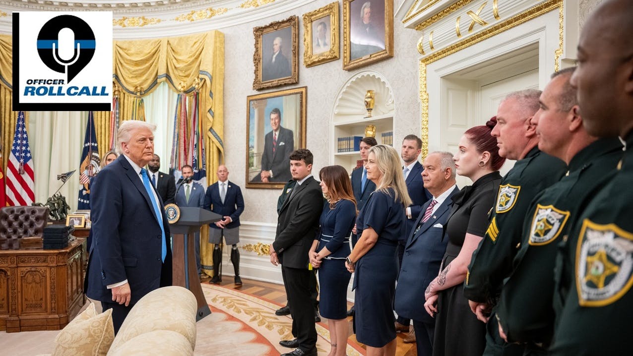 President Donald Trump held a White House event Monday to honor the three Florida sheriff's deputies who received the first-ever Medals of Sacrifice.