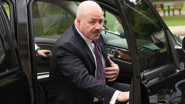 Former NYPD Commissioner Bernard Kerik in 2009, in White Plains, New York.