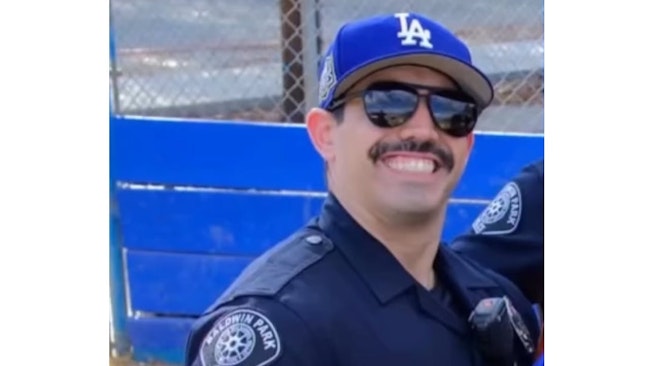 Baldwin Park, CA, Police Officer Samuel Riveros.