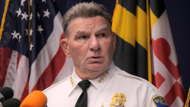 Baltimore Police Commissioner Richard Worley.