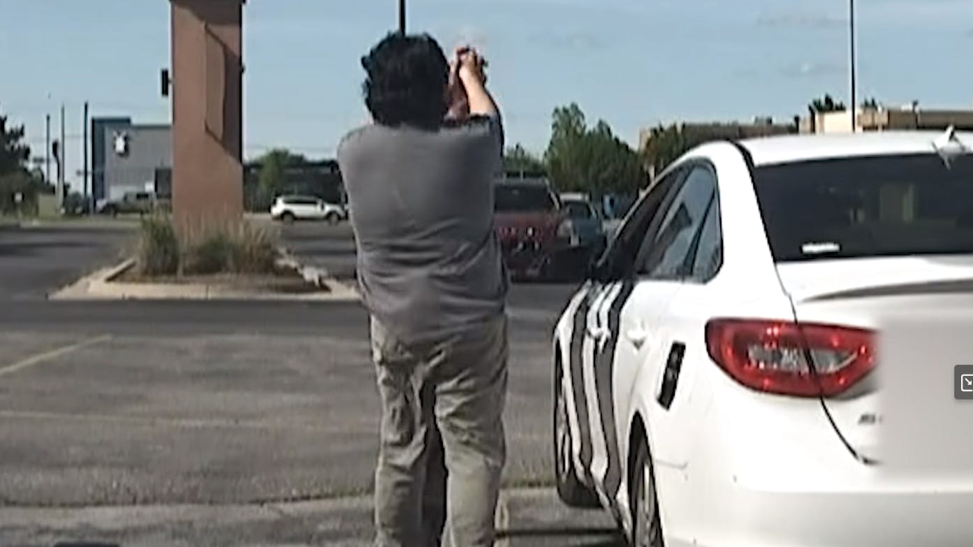 An Edmond, OK, police officer was conducting a traffic stop May 1 when a man carrying a butcher knife pepper-sprayed and struggled with the officer before stabbing him.