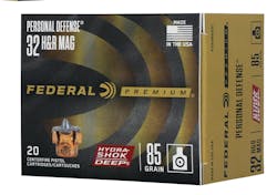 Federal Premium recently released the Hydra-Shok Deep Personal Defense cartridge for the 32 Magnum. Federal Premium recently released the Hydra-Shok Deep Personal Defense cartridge for the 32 Magnum.