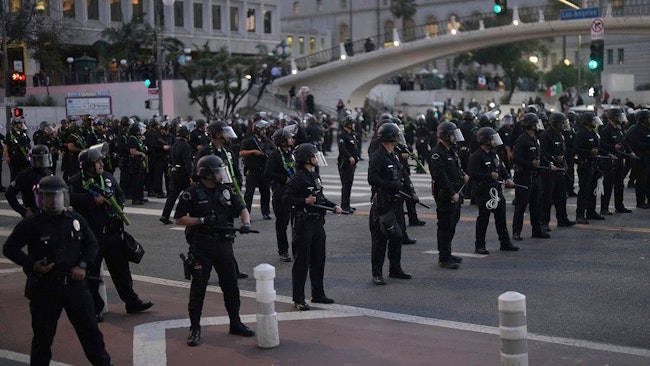 Los Angeles Mayor Karen Bass Said She Expected The Curfew For A Square Mile Of Downtown To Last For Several Days, As Arrests Have Increased Every Night Since The Protests Began
