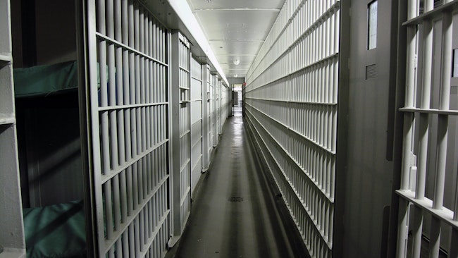 Sac County Sheriff's Deputies Subdued An Inmate Who Stripped In His Cell Before Climbing Through The 14 By 8 Food Pass Through Door At Mealtime And Chasing The Jailer Down Steps To The Booking Area
