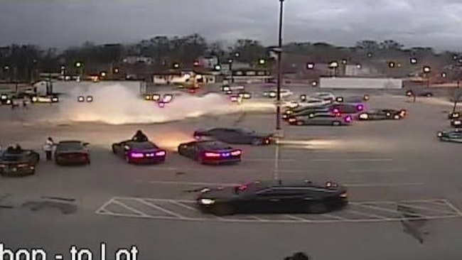St Louis Police Used Spike Strips To Disable Between 40 To 50 Vehicles That Were Fleeing A Stunt Driving Event Over The Weekend As Part Of A Strategy To Combat Large Groups Of Reckless Drivers