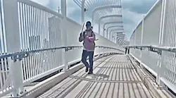Houston Police Were Responding To Reports Of A Man With A Machete Who Allegedly Stole Items From A Family Dollar Store When The Suspect Advanced At The Officer On A Bridge