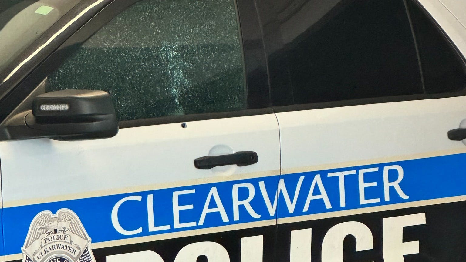 A man armed with a handgun fired shots at a Clearwater, FL, police substation and unoccupied cruiser early Monday before calling 9-1-1 to report himself.