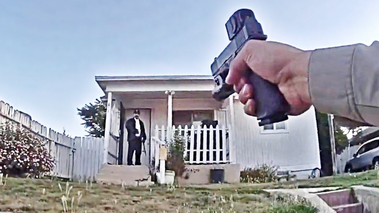 A Suspect Armed With A Hammer, Machete And Firearm Is Accused Of Shooting A Woman Before Opening Fire At Kern County Sheriff's Deputies During A Confrontation Outside A Bakersfield Home, Wounding One Of The Deputies In The Hand