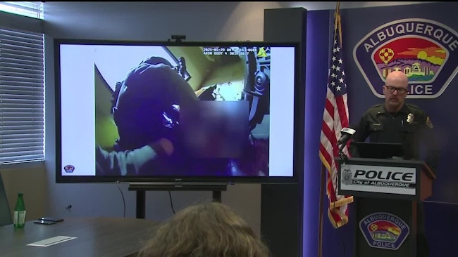 An Armed Suspect Wanted On Two Warrants Used Rebel, An Albuquerque Police K 9, As A Shield As He Pointed His Gun At Swat Officers, Who Opened Fire