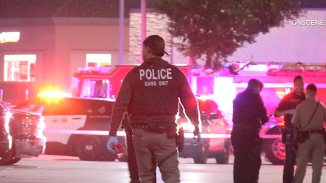 A 45 Year Old Armed Suspect Who Shot And Killed A Man And Woman In A Fontana Shopping Area Was Fatally Shot By An Off Duty San Bernardino County Sheriff's Deputy Who Witnessed The Shooting