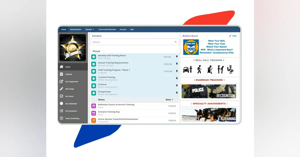 Vector Training System Vector LMS Training Management System | Officer