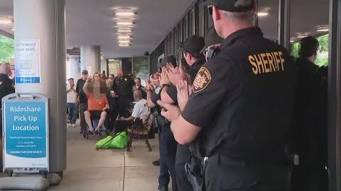 'he's Happy To Be Alive,' Said Mifflin Township's Police Chief About An Officer Who Released From The Hospital After He Was Shot Multiple Times During A Traffic Stop Last Month