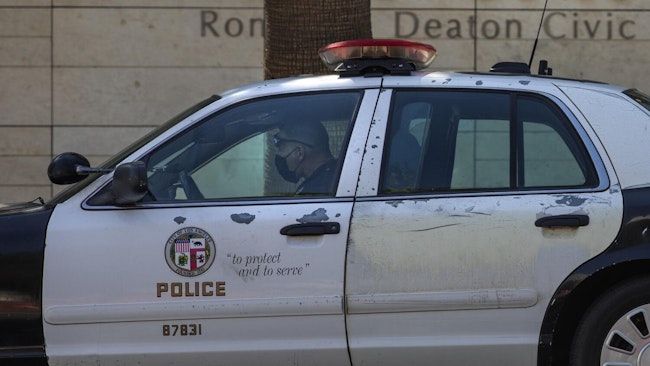 A Woman Handcuffed And Taken Into Custody Stemming From A Vandalism Incident In Hollywood Was Able To Get Behind The Wheel Of An Lapd Cruiser And Escape Officers Before Abandoning The Vehicle