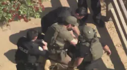 A Man Allegedly Involved In An Earlier Shooting Of Two Teens In A Self Driving Taxi Is Accused Of Ambushing And Opening Fire On A Pursuing Santa Monica Police Officer Near An Outdoor Mall