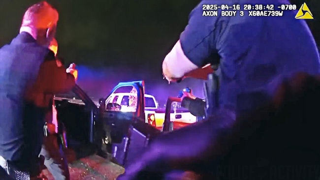 Anaheim Police Used Pit Maneuvers And Spike Strips During A Nearly Hour Pursuit With A Shooting Suspect That Spanned Three Cities And Ended In Santa Ana, Where He Was Fatally Shot By Officers