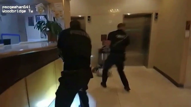 A Woodbridge Police Officer And An Nypd Detective Were Shot And Wounded In An Exchange Of Gunfire In A Woodbridge Hotel Lobby With A Fatal Shooting Suspect, Who Was Shot And Killed