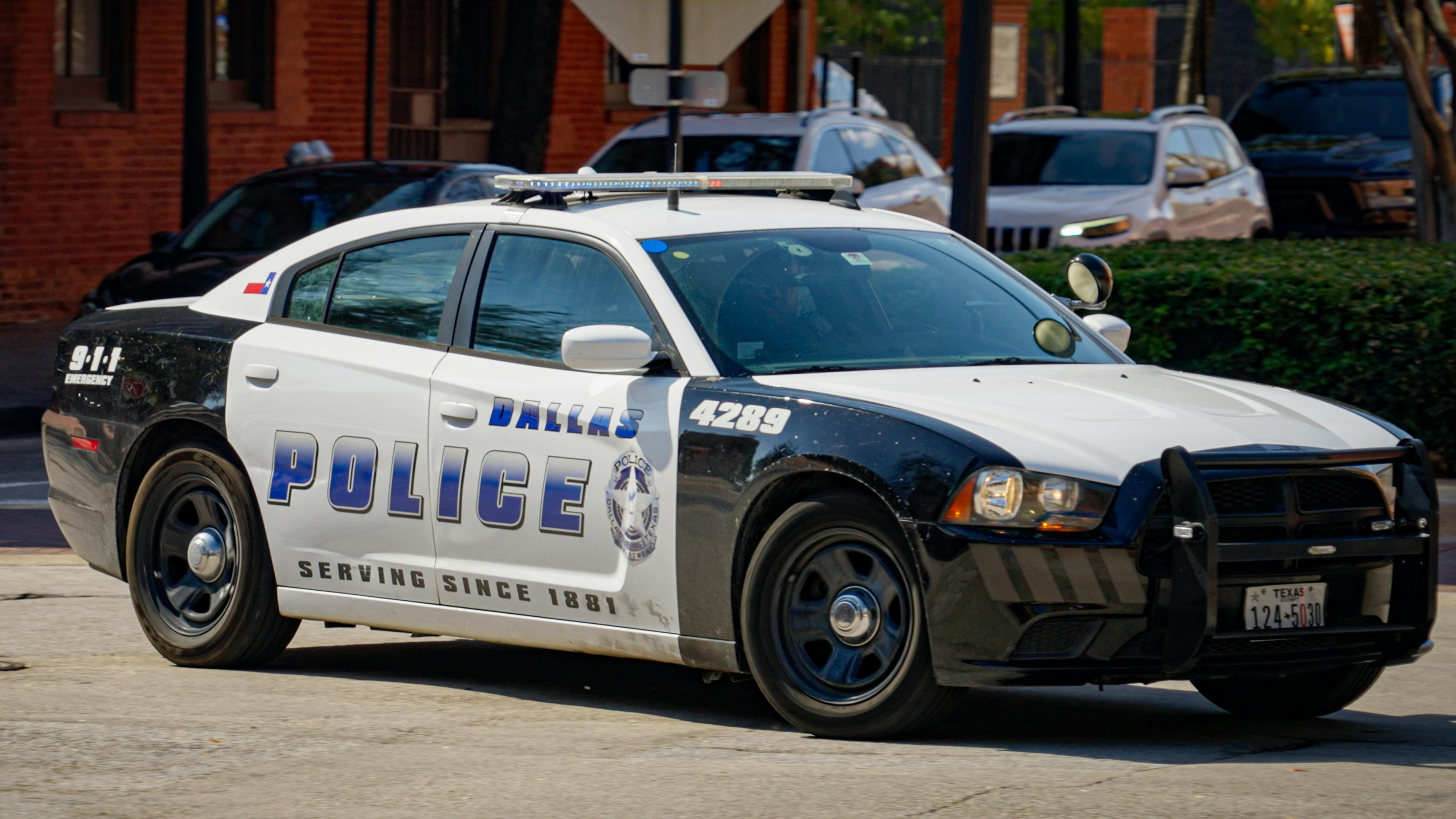 Dallas Police Were On Their Way To A False Report Of A Shooting When A Cruiser Collided With A Civilian Vehicle At An Intersection, Sending An Officer And The Driver Of The Other Car To The Hospital