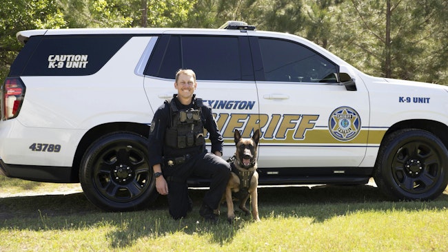 Sam, a Lexington County, SC, Sheriff's Department K-9.