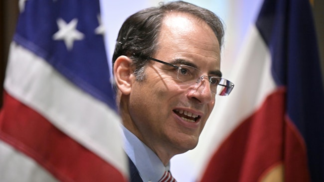 Colorado Attorney General Phil Weiser announced that a Mesa County sheriff’s deputy violated Colorado law when he shared information with federal officials that led to a Utah college student’s immigration arrest last month during a press conference at the Ralph Carr Judicial Center in Denver on Tuesday, July 22, 2025.