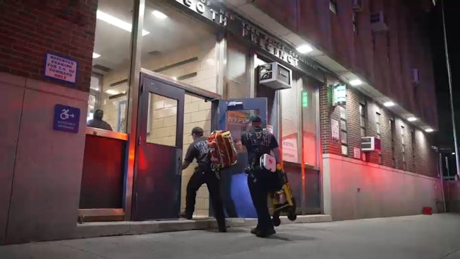 Nypd Officers Were Trying To Break Up A Fight Between A Group Of Teens Near Nathan's When At Least Two Suspects Began Punching And Assaulting Them