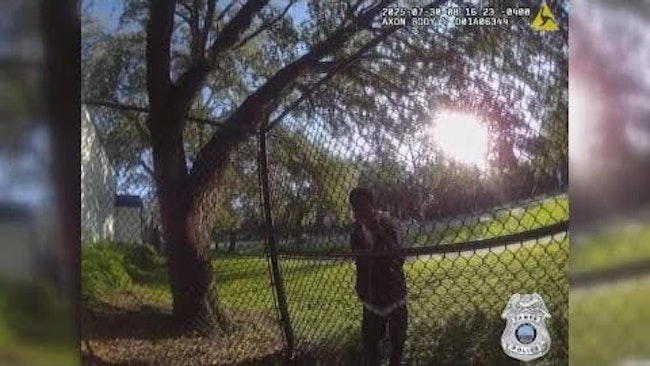 In The Recently Released Footage, The Suspect Is Seen Asking For The Address Of Police Headquarters Before Shooting A Tampa Police Officer Outside The Agency's District Office Near Busch Gardens
