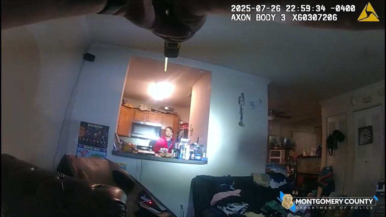 A Montgomery County Police Sergeant Deployed A Taser To Force A 47 Year Old Germantown Man To Drop A Knife He Was Holding On His 9 Year Old Son As He Was Threatening To Kill Him