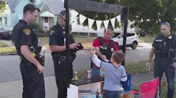 Gideon And Josiah Trank Are Using Their Lemonade Stand For Heroes In Brooklyn To Raise Money For The Family Of Fallen Lorain Police Officer Phillip Wagner This Weekend