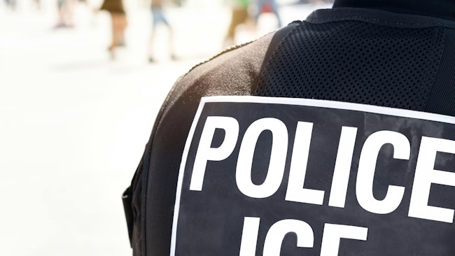 Under The Senate Bill, Immigration Enforcement Agents Would Be Prohibited From Wearing Masks Or Obscuring Their Faces And Require Them To Identify Themselves In Most Cases