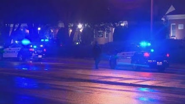 Two Chesapeake Police Officers Were Trying To Breach A Door After They Heard A Woman Screaming During A Domestic Violence Call When They Were Struck By Gunfire From A Suspect Who Is Still At Large