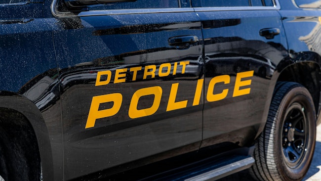 A Driver Is Accused Of Colliding With A Detroit Police Cruiser And Then Fleeing The Crash Scene In An Incident That Left Officers With Injuries That Weren't Considered Life Threatening