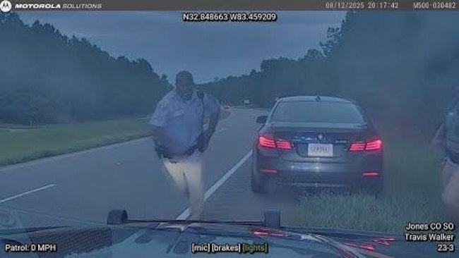 A Driver Sped Away From A Traffic Stop By A Jones County Sheriff's Deputy After Her Outstanding Warrants In Two States Were Confirmed, Reaching Speeds Of Up To 140 Mph Before Authorities Used A Pit Maneuver To Stop Her Vehicle