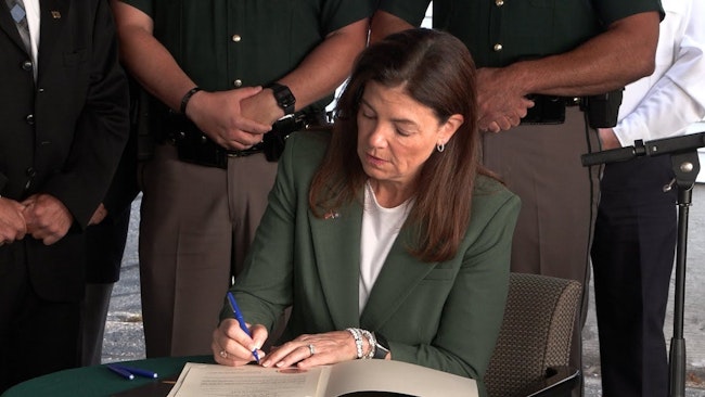 'sherrill's Law' Amends New Hampshire's 'move Over' Law For Roadside Emergencies, And It's Renamed For State Police Staff Sgt Jesse Sherrill, Who Was Killed While Working A Construction Detail In 2021