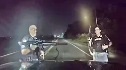 A Houston Police Officer Was Struck In The Leg When An Armed Suspect Began Shooting At Authorities Investigating A Report Of A Suspicious Person Along A Roadway