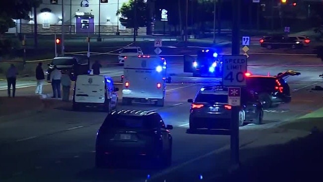 A Vehicle That Was Fleeing Authorities Intentionally Swerved Into A Kansas City Police Officer Who Was Outside Their Cruiser, Striking The Officer And Causing Life Threatening Injuries